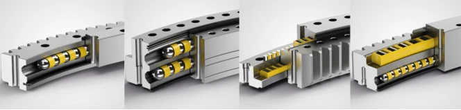Commonly used slewing bearing device four kinds of structure main Commonly used slewing bearing device four kinds of structure main